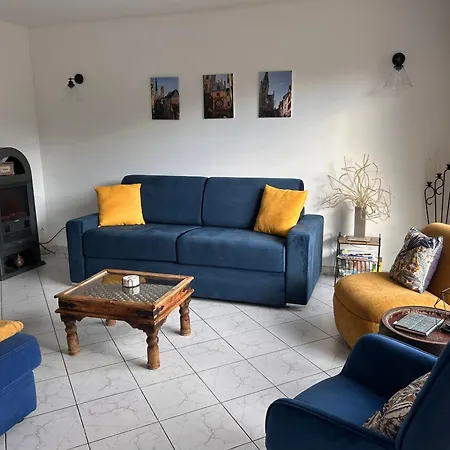 Semesterbostad Maison Confortable De Charme 4 Chambres Proche De Rouen -Parking Belbeuf